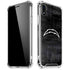 NFL Los Angeles Chargers Black & White iPhone XR Clear Case