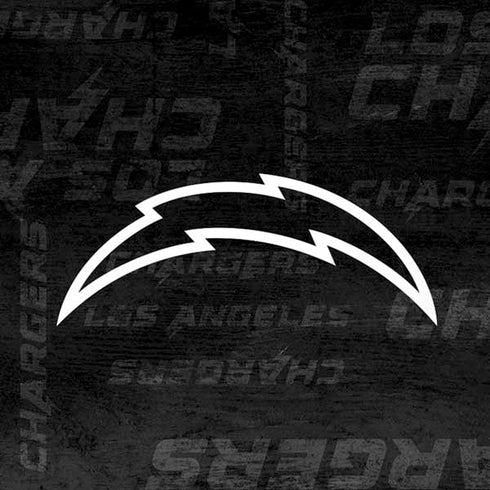 NFL Los Angeles Chargers Black & White iPhone XR Skin