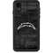 NFL Los Angeles Chargers Black & White iPhone XR Waterproof Case