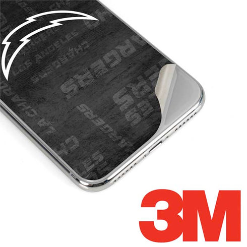NFL Los Angeles Chargers Black & White iPhone XS Max Skin