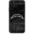 NFL Los Angeles Chargers Black & White iPhone XS Skin