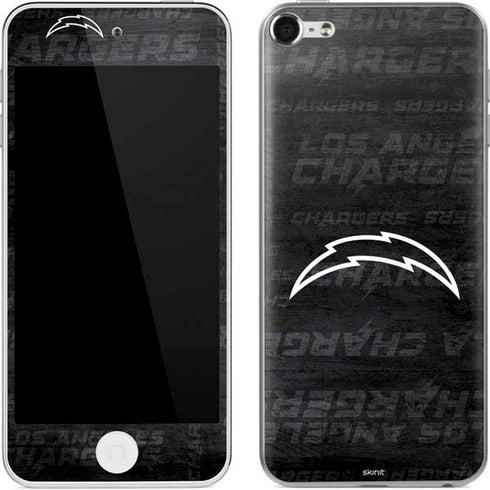 NFL Los Angeles Chargers Black & White Apple iPod Skin