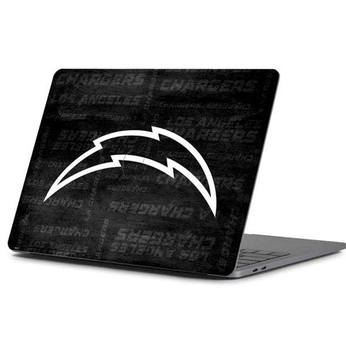 NFL Los Angeles Chargers Black & White Apple MacBook Pro 13-inch Skin