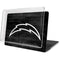 NFL Los Angeles Chargers Black & White MacBook Pro 13in (2020) Case plus Skin