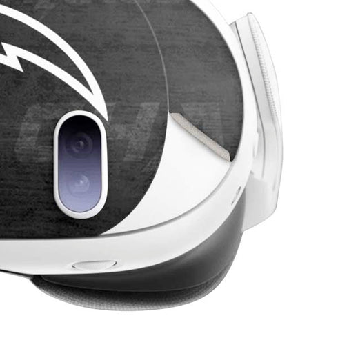 NFL Los Angeles Chargers Black & White Meta Quest 3 Skin