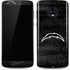NFL Los Angeles Chargers Black & White Moto G6 Skin