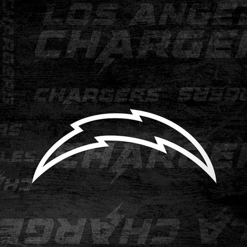NFL Los Angeles Chargers Black & White Moto G6 Skin