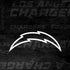 NFL Los Angeles Chargers Black & White Moto G6 Skin