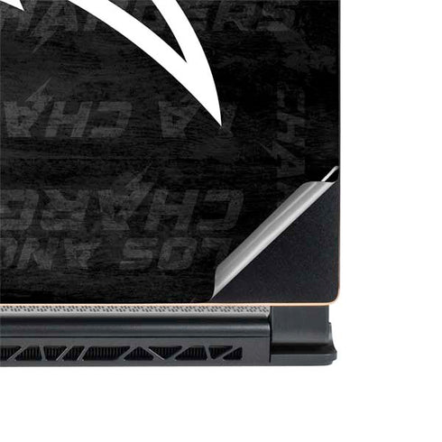 NFL Los Angeles Chargers Black & White MSI GS65 Stealth Laptop Skin