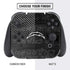 NFL Los Angeles Chargers Black & White Nintendo Switch Bundle Skin