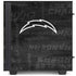 NFL Los Angeles Chargers Black & White NZXT H510 Compact ATX Mid-Tower Case Skin