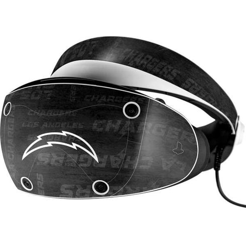 NFL Los Angeles Chargers Black & White PlayStation VR2 Skin