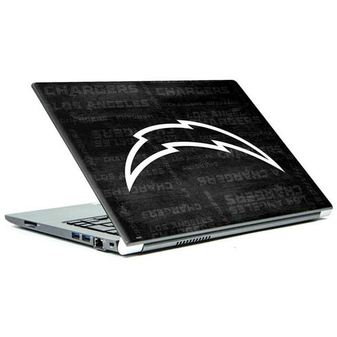 NFL Los Angeles Chargers Black & White Portege Z30t/Z30t-A Skin