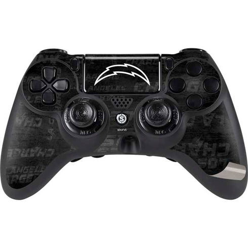 NFL Los Angeles Chargers Black & White PS4/PC SCUF Impact Controller Skin