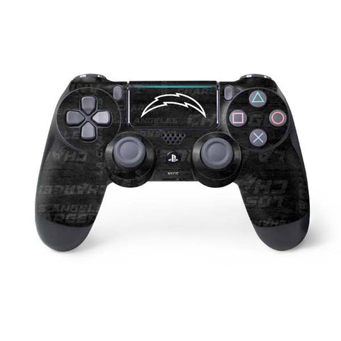 NFL Los Angeles Chargers Black & White PS4 Pro/Slim Controller Skin