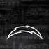 NFL Los Angeles Chargers Black & White PS4 Slim Skin