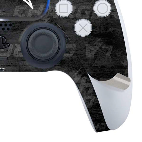 NFL Los Angeles Chargers Black & White PS5 Slim Digital Edition Bundle Skin