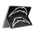 NFL Los Angeles Chargers Black & White Surface Go Skin