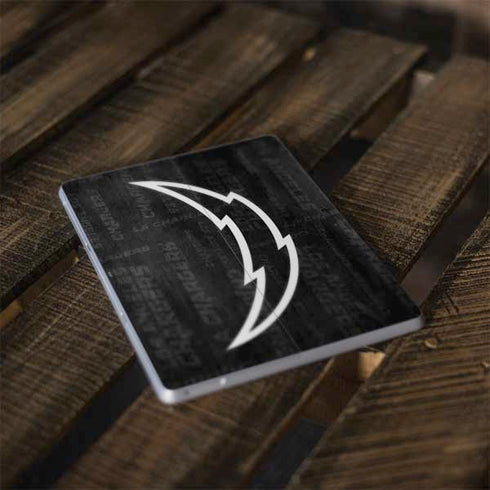 NFL Los Angeles Chargers Black & White Surface Go Skin