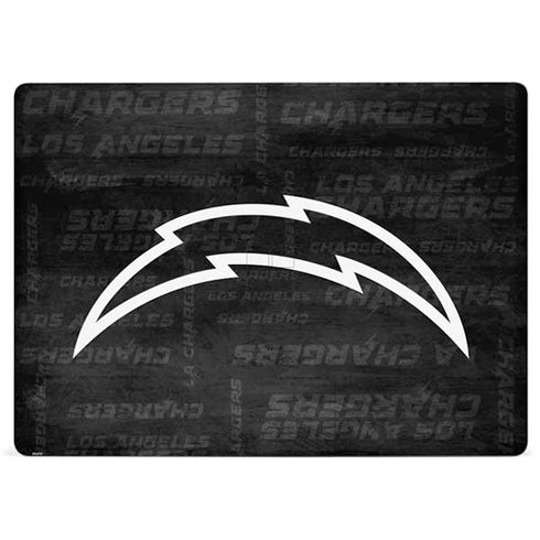 NFL Los Angeles Chargers Black & White Surface Laptop 3 13.5in Skin