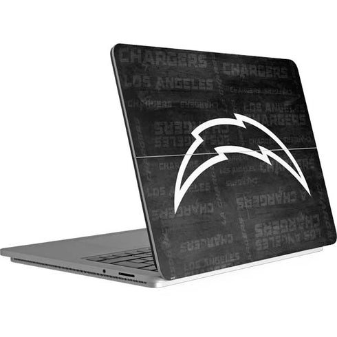 NFL Los Angeles Chargers Black & White Surface Laptop Studio Skin