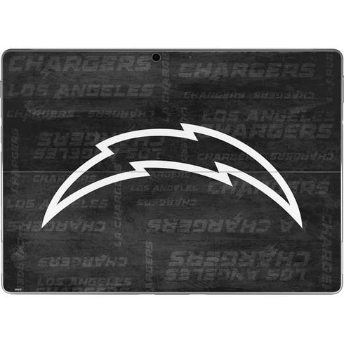 NFL Los Angeles Chargers Black & White Surface Pro 9 Skin