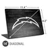 NFL Los Angeles Chargers Black & White Universal Laptop 14in (11.4 x 8.2in) Skin