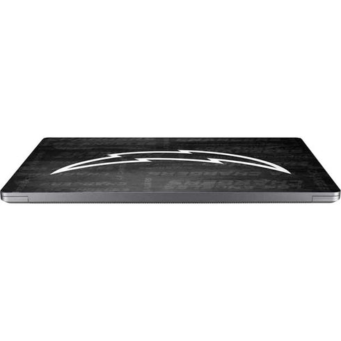 NFL Los Angeles Chargers Black & White Universal Laptop 14in (11.4 x 8.2in) Skin