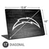 NFL Los Angeles Chargers Black & White Universal Laptop 17in (13.8 x 10in) Skin