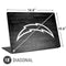 NFL Los Angeles Chargers Black & White Universal Laptop 18in (14.6 x 10.6in) Skin