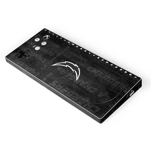 NFL Los Angeles Chargers Black & White Xbox Adaptive Controller Skin