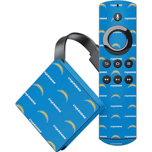 NFL Los Angeles Chargers Blitz Series Amazon Fire TV Skin