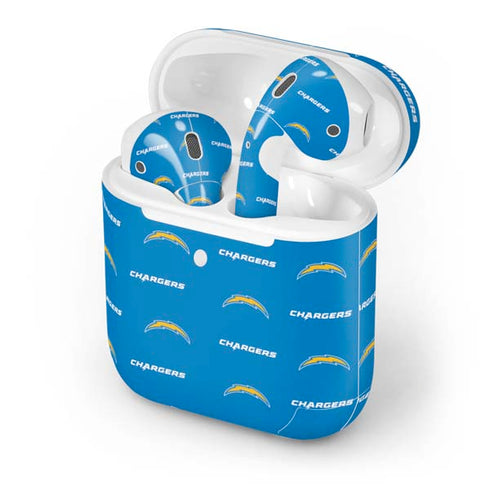 NFL Los Angeles Chargers Blitz Series Apple AirPods 2 Skin