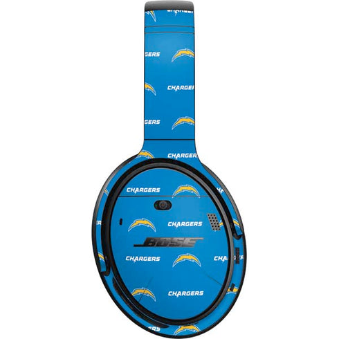 NFL Los Angeles Chargers Blitz Series Bose QuietComfort 35 Headphones Skin