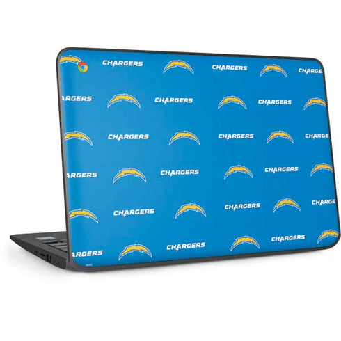 NFL Los Angeles Chargers Blitz Series HP Chromebook Skin