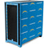 NFL Los Angeles Chargers Blitz Series Corsair 4000D Tempered Glass Mid-Tower ATX Case Skin