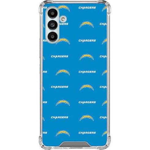NFL Los Angeles Chargers Blitz Series Galaxy A13 5G Clear Case