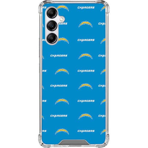 NFL Los Angeles Chargers Blitz Series Galaxy A14 5G Clear Case