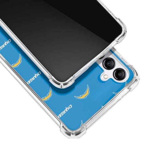 NFL Los Angeles Chargers Blitz Series Galaxy A14 5G Clear Case
