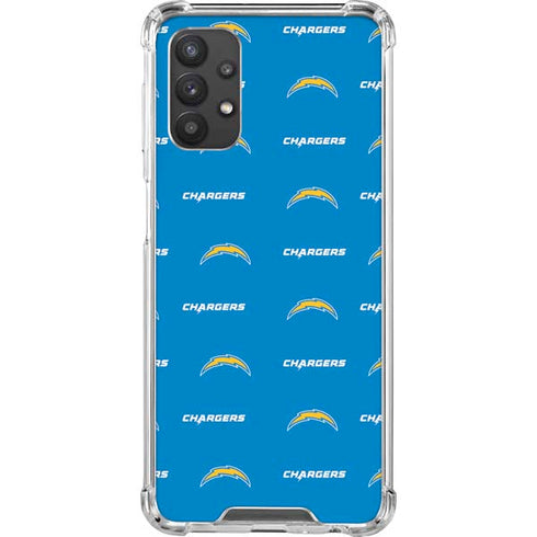 NFL Los Angeles Chargers Blitz Series Galaxy A32 5G Clear Case
