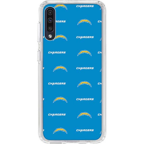 NFL Los Angeles Chargers Blitz Series Galaxy A50 Clear Case