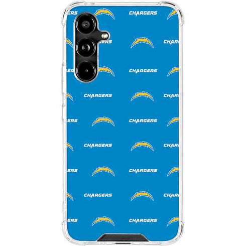 NFL Los Angeles Chargers Blitz Series Galaxy A54 5G Clear Case
