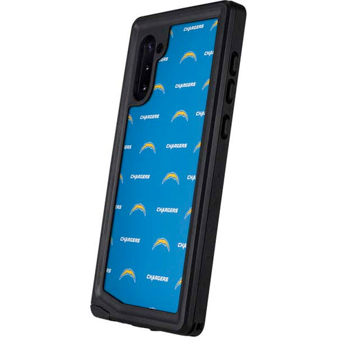 NFL Los Angeles Chargers Blitz Series Galaxy Note 10 Waterproof Case