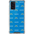 NFL Los Angeles Chargers Blitz Series Galaxy Note20 5G Clear Case