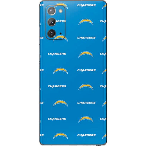 NFL Los Angeles Chargers Blitz Series Galaxy Note20 5G Skin