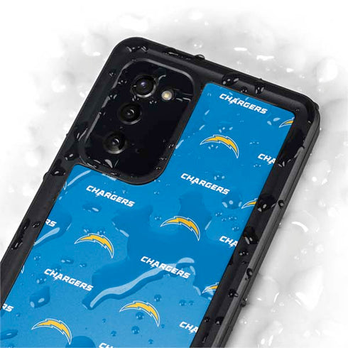 NFL Los Angeles Chargers Blitz Series Galaxy Note20 5G Waterproof Case