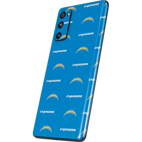 NFL Los Angeles Chargers Blitz Series Galaxy S20 Fan Edition Skin