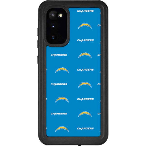NFL Los Angeles Chargers Blitz Series Galaxy S20 Waterproof Case