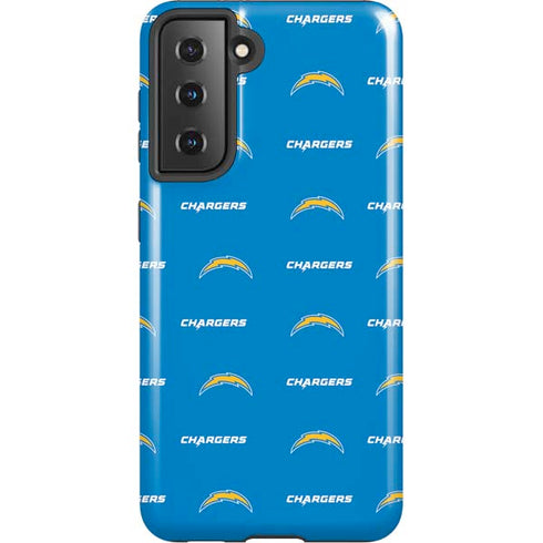 NFL Los Angeles Chargers Blitz Series Galaxy S21 5G Pro Case