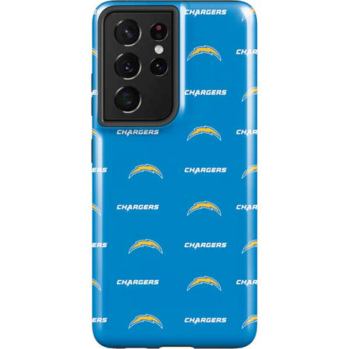 NFL Los Angeles Chargers Blitz Series Galaxy S21 Ultra 5G Pro Case